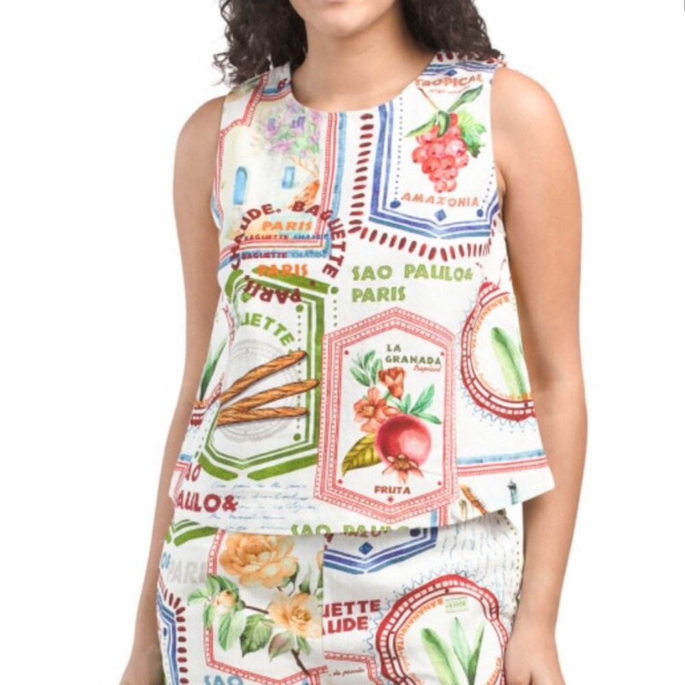 Rachel Doe São Paulo Paris Linen Top
